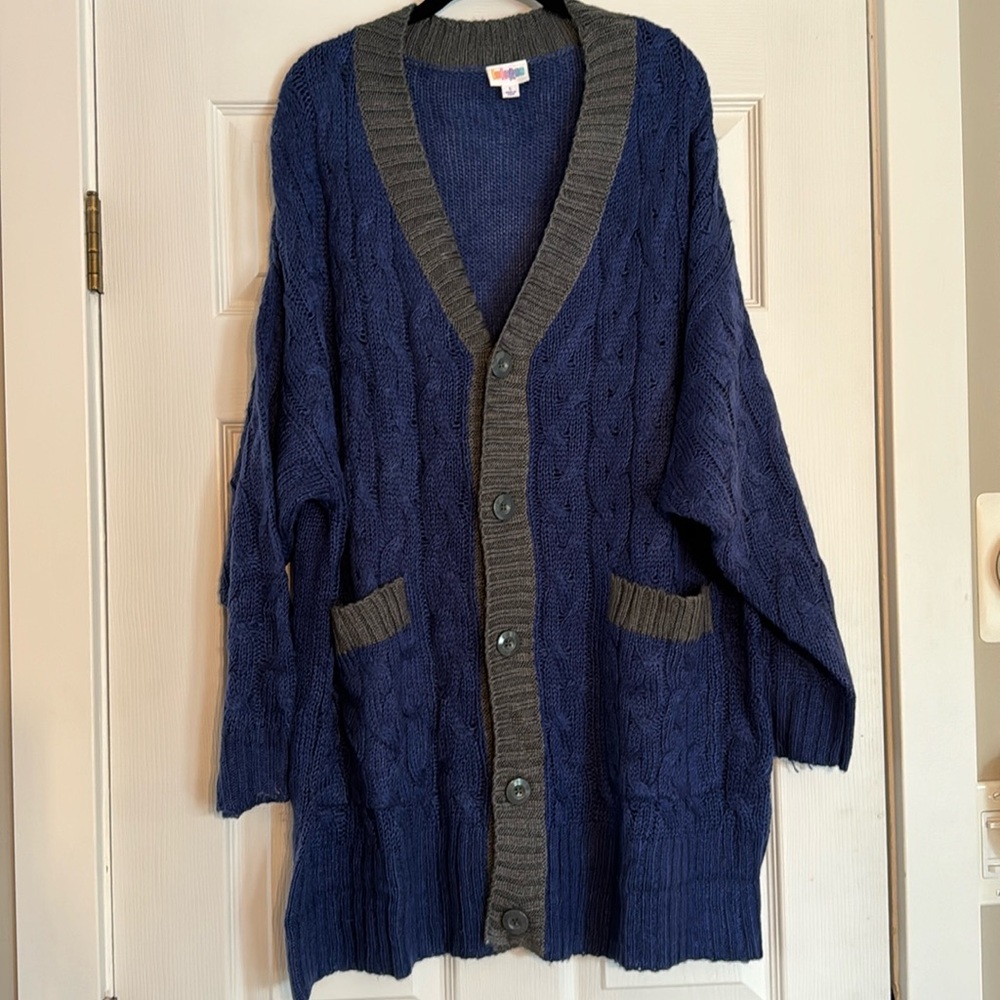 LuLaRoe Large Navy Lucille- New without tags!